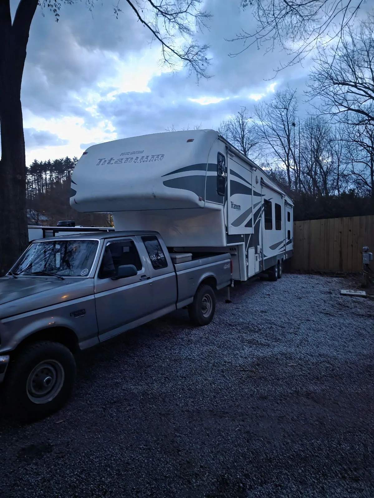 Triton RV mobile truck on-site for a lock and security upgrade